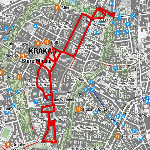 Stare Miasto - Kaplica Czartoryskich - Kaplica Ostatniej Wieczerzy - Wawel