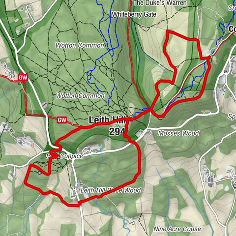 Wotton - Leith Hill - Coldharbour - Capel