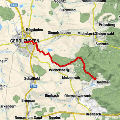 Heilige Maria vom Rosenkranz und Heilige Regiswindis - Stollberg - Gasthaus Stollburg - Gaststätte m. Dachterasse