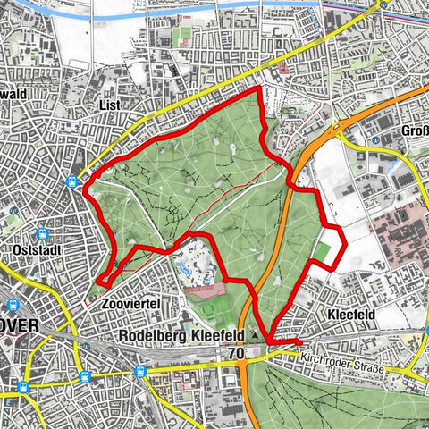 Rodelberg Kleefeld - Steuerndieb - Am Neuen Wege - Hannover