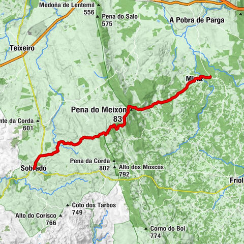 Miraz to Sobrado