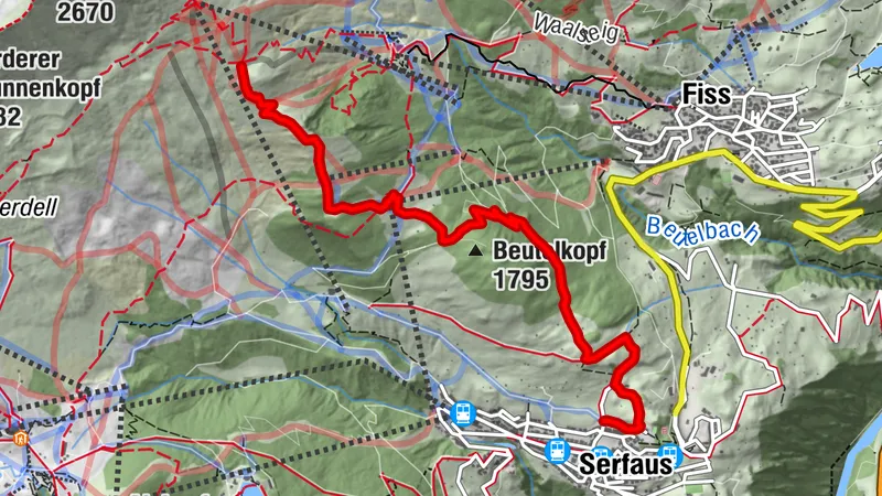 Sattelkopfsteig zum Unteren Sattelkopf