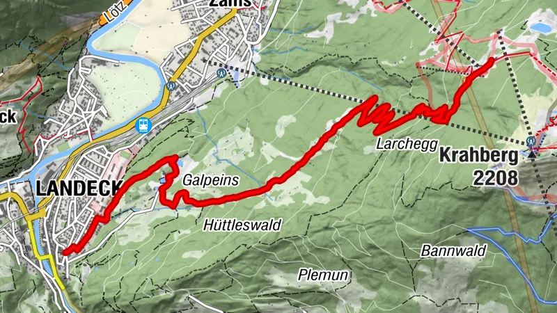 Landeck - Zammer Alm / Schihütte Zams