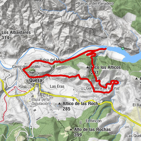 Quesa, Los Alticos, Barranco del Figalet, La Cantera, Salto ...