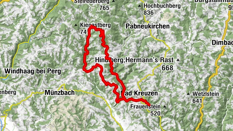 Radweg St. Thomas am Bl. - Bad Kreuzen