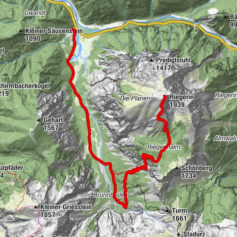 Hochschwab: Auf die Riegerin