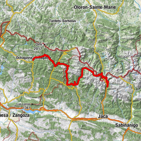 Trans Pyrenäen eMTB Etappe 9: Canfrance Estacion - Ochagavia