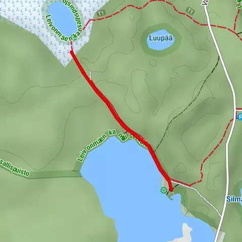 Harjujärvi accessible route, Leivonmäki National Park