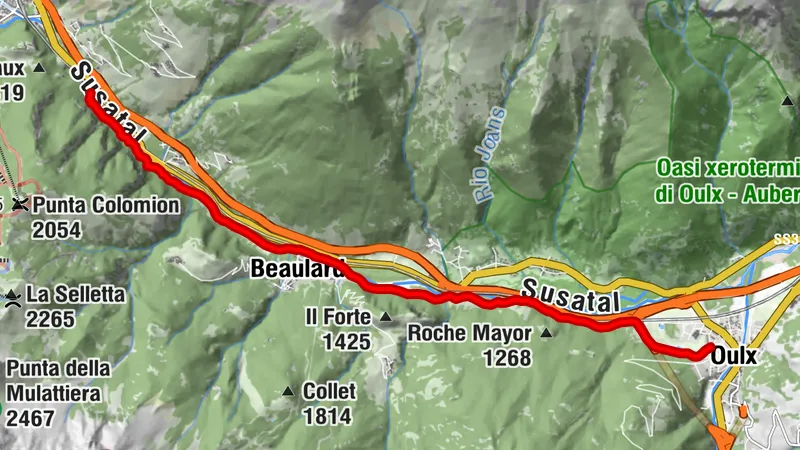 OULX Nature route Oulx - Bardonecchia