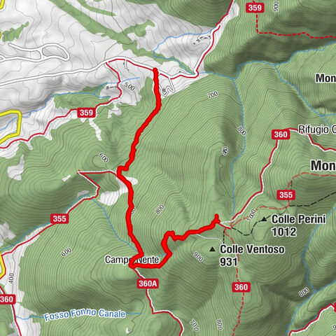 Passeggiata al colle ventoso