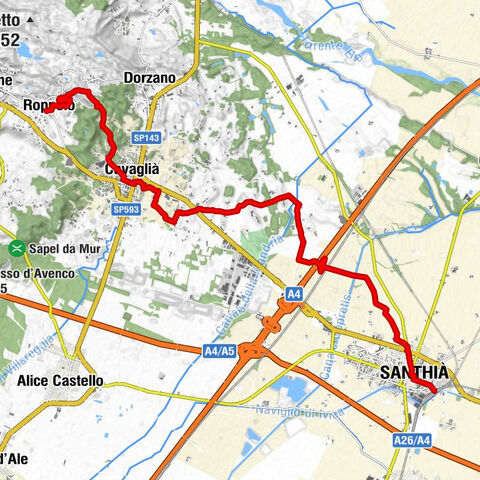 Cammino di Oropa della Serra | Stage 1 Santhià-Roppolo