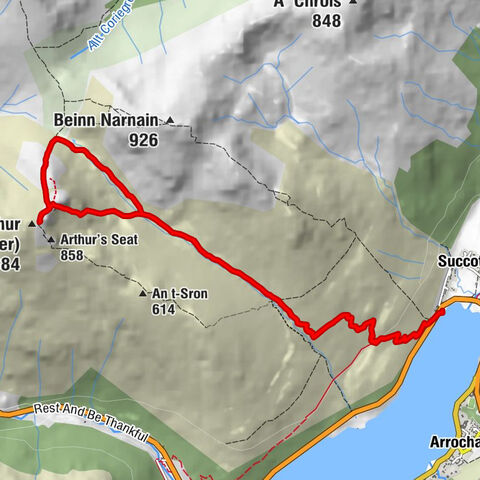 Succoth - Coire a' Bhalachain - Ben Arthur (The Cobbler) - The North Peak