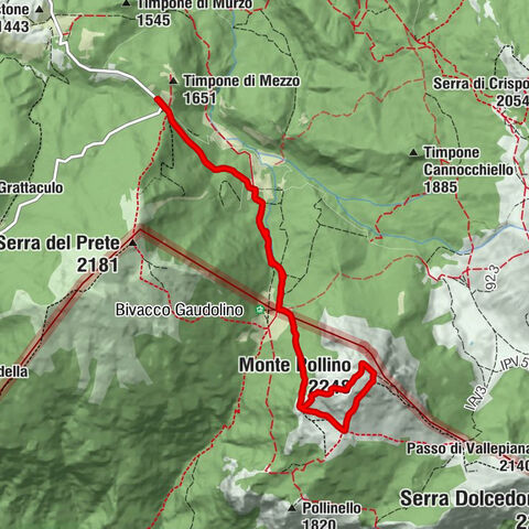 Colle dell'Impiso - Spezzavummula - Monte Pollino