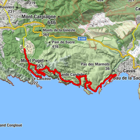 Les Baumettes - Grande Candelle - Aiguille de l'Eissadon - Cassis