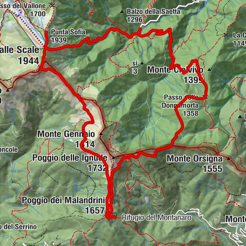 Rifugio Segavecchia - Punta Sofia - Corno alle Scale - Punta Giorgina