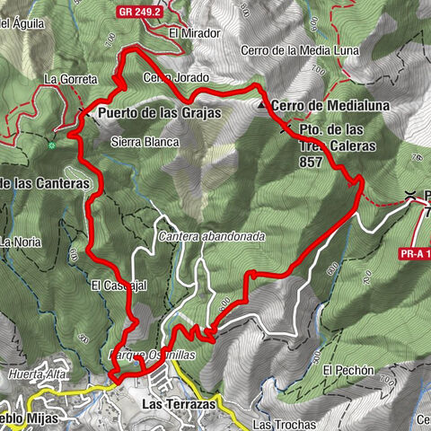 Mijas - Pto. de las Tres Caleras - Cerro de Medialuna - Fuengirola