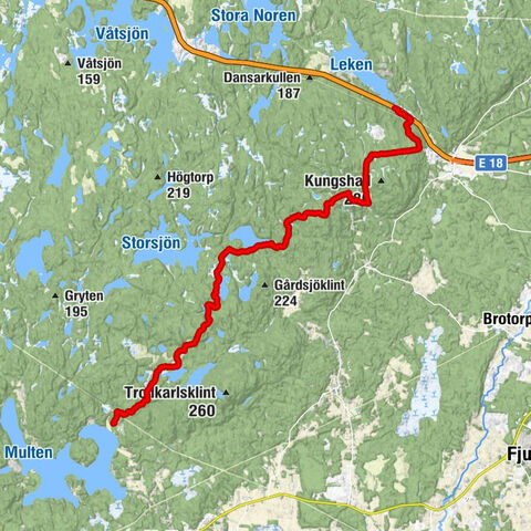 Lekebergs kommun - Lekhytte klint - Stenbäcken - Trädgården