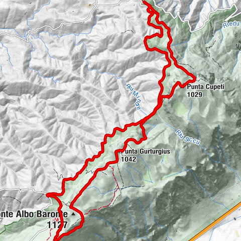 Locanda Ammentos - Monte Albo Baronte - Punta Gurturgius - Punta Cupeti