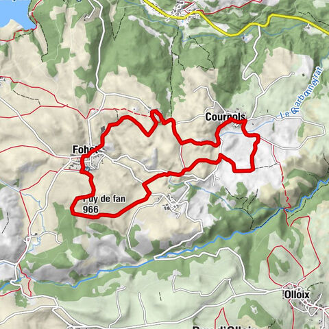 Cournols - Puy de fan - Église Saint-Julien - Église Saint-Pierre