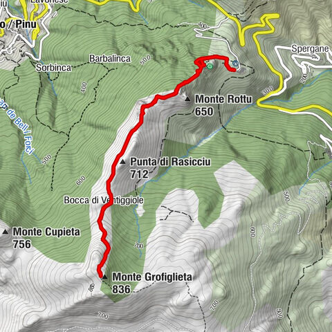 Luri - Monte Rottu - Monte Grofiglieta - Punta di Rasicciu