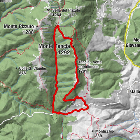 Osteria del Tancia - Monte Tancia - Tancia - vetta meridionale - Monte San Giovanni in Sabina