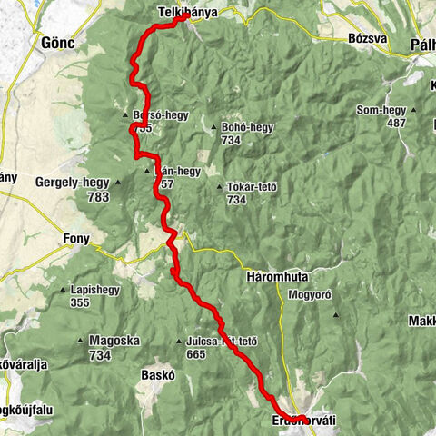 Erdőhorváti - Regéci-várhegy - Rózsafüzér királynője-templom - Kisboldogasszony templom