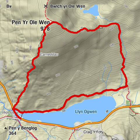 Rhaeadr y Benglog - Pen Yr Ole Wen