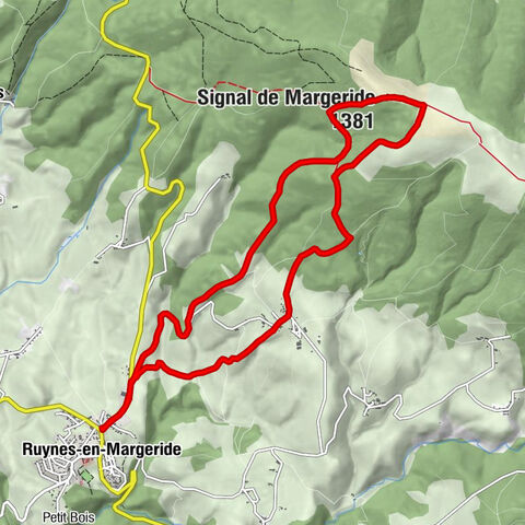 Ruynes-en-Margeride - Le Mas - Trailus - Signal de Margeride