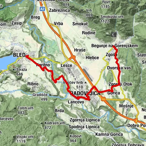 JULIANA TRAIL: stage 4 Begunje - Bled