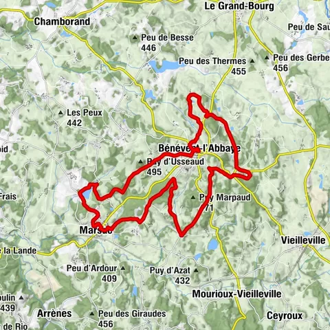 Gravel bleu n°2 - "De la Brousse au Puy de Gaud"