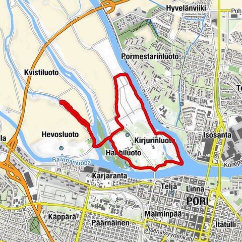 Sauvakävelyreitti (Nordic walking route)