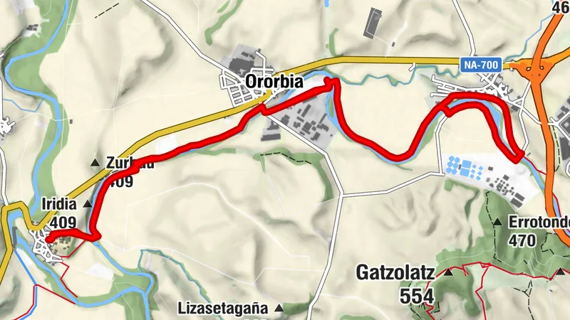 Santesteban - Elgorriaga - Ituren- Zubieta. Water route