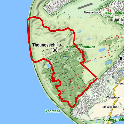 Boswachterspad Meeuwenduinen