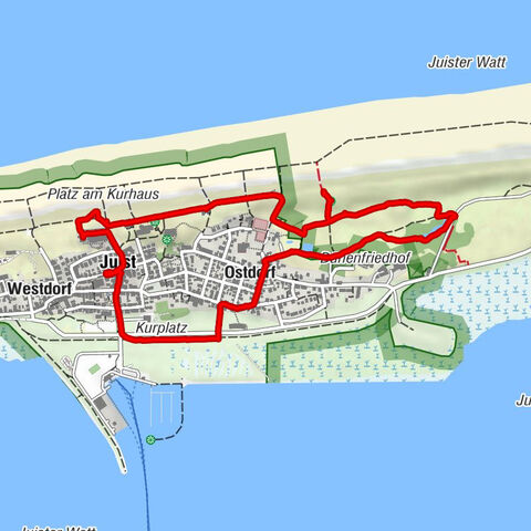 Otto-Leege Pfad auf Juist