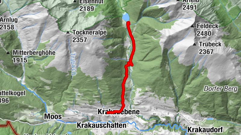 Krakauebene - Etrachlake