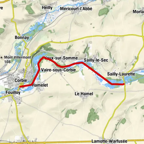De Sailly-Laurette à Corbie