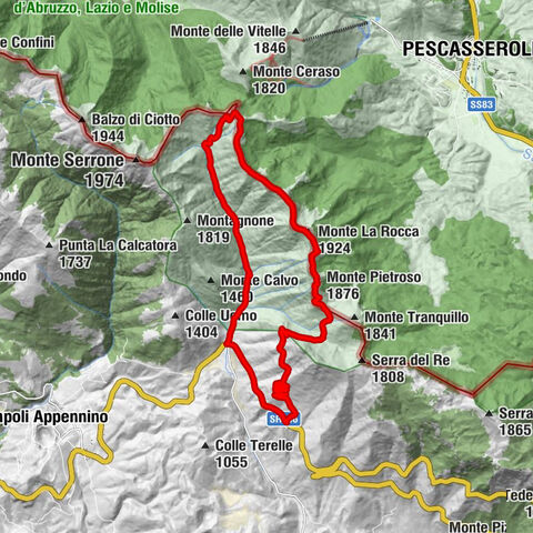 Campoli Appennino - Monte La Rocca - Monte della Strega - Il Covo dei Briganti