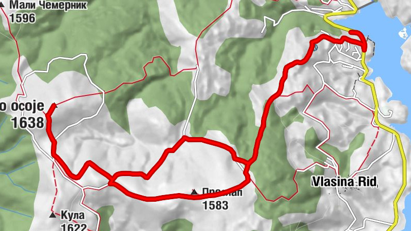 Власина Рид - Преслап - Врло осоје