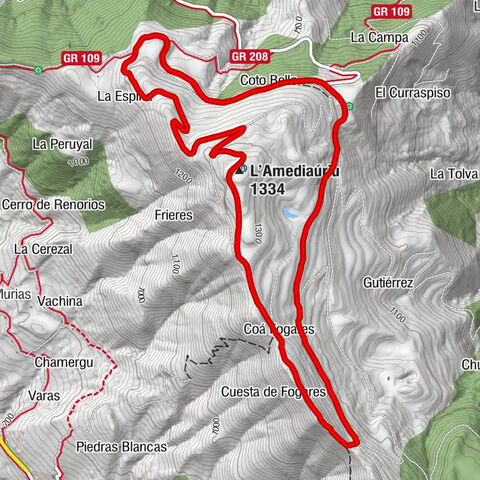 Aller - Coḷḷá Fogares - L'Amediaúriu - Coto Bello