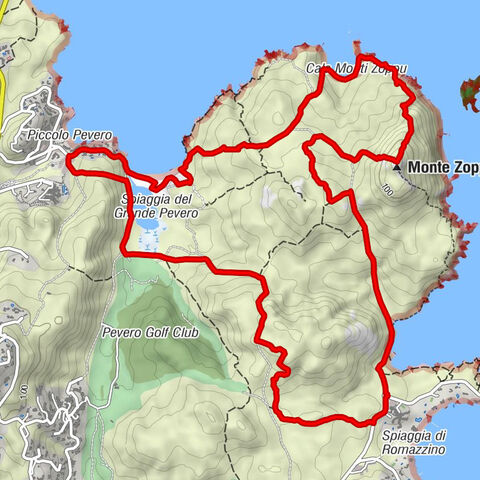 Golfo Pevero - Monte Zoppu