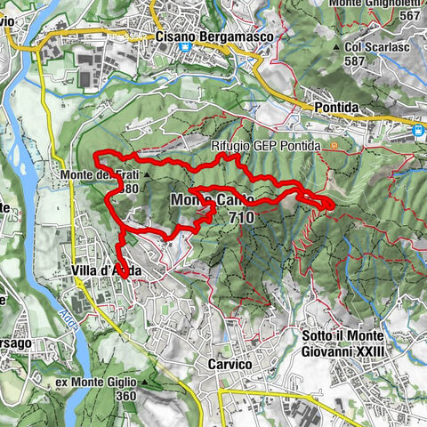 Villa d'Adda - Chiesa di Santa Barbara - Monte Canto - Chiesa della Madonna di Tassodine