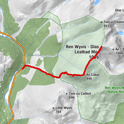 Highland - An Cabar - Ben Wyvis - Glas Leathad Mòr