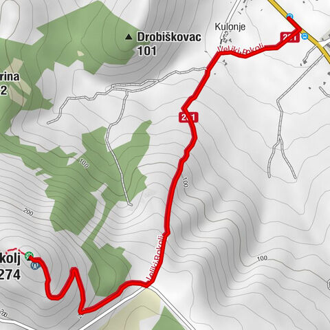 Dobropoljana - Kulonje - Veliki Bokolj
