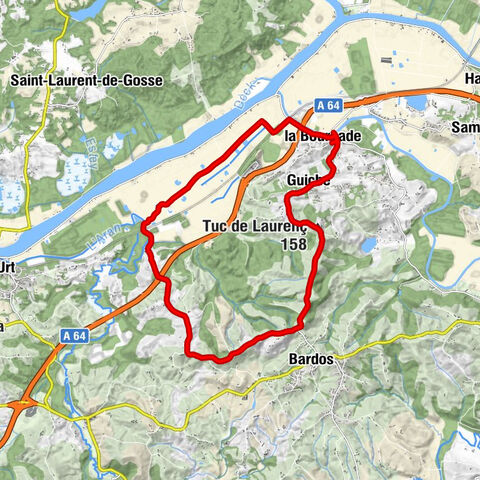 la Bourgade - Cazenave - Tuc de Laurenç - Le Gantxo