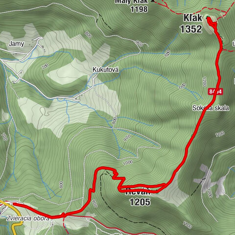 Fačkov - Reváň - Kľak