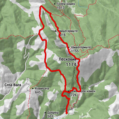 Црква Светог Стевана - Шиљегериште - Лесковик - Миливојев камен