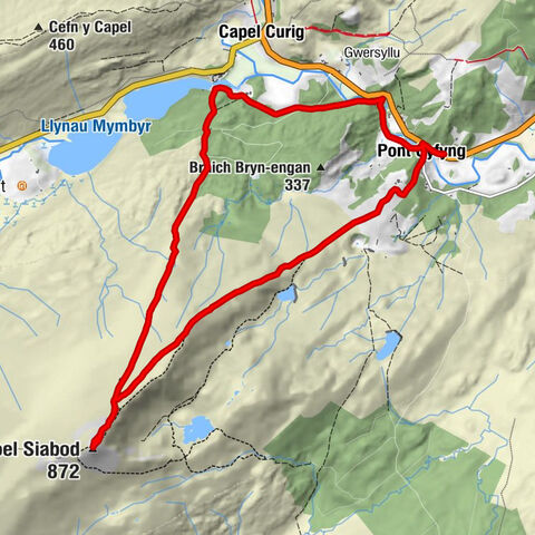 Pont Cyfyng - Rhos - Moel Siabod