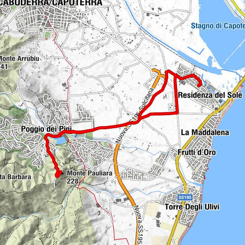 Cabuderra/Capoterra - La Terrazza - Poggio dei Pini - Monte Pauliara