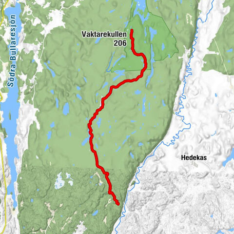 Bråmarken - Restadstegen - Vaktarekullen
