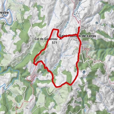 Pic de St Romain de Lerps - Bar Restaurant du Pic - Église Saint-Romain - Col de Gazareau